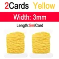 2pcs Yellow 3mm