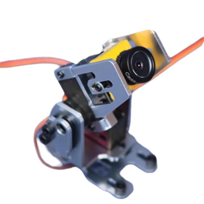 MACH-For Aircraft Model Camera Adjustable Aluminum Alloy FPV PTZ Stand Robotic Accessory With Servo
