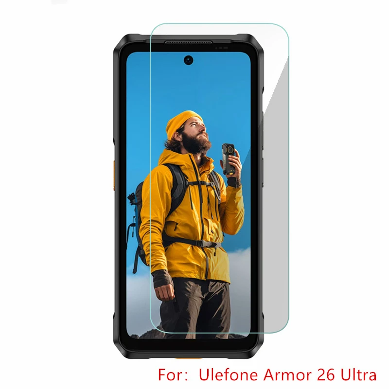 2-1PC Tempered Glass For Ulefone Armor 26 Ultra Protective Glass For Ulefone Armor 26 Ultra Walkie Talkie Screen Protector 6.78