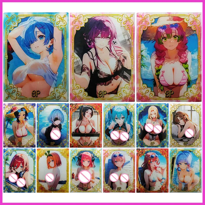 

Аниме История Богини Редкая SP Коллекционная карта Rem Kafka Mitsuri Sexy Miku Tsunade Yuuki Asuna Игрушки для мальчиков Подарок на день рождения