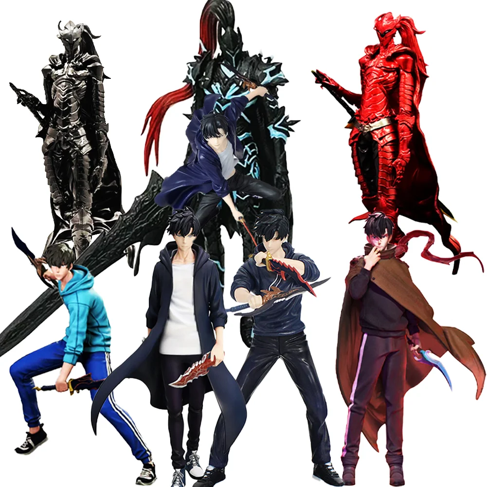 

Anime Sung Jin Woo figure Series Sung Jin Woo Igris figures Sung Jin Woo Igris figurine Doll Model Toys Collect Statue Toy Gifts