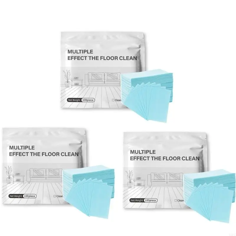 3 Pack Floor Cleaner Cleaning Tablets for Effective Stain Removal for Hardwood Multifunctional Floor Cleaner X3UC