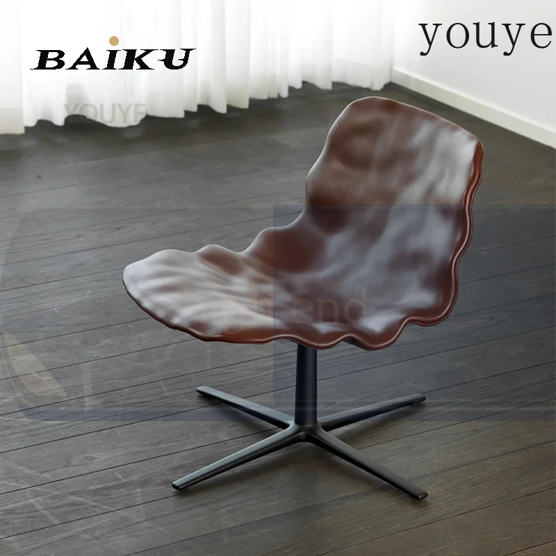 

eDJ Nordic soft bag back chair, simple designer industrial style light luxury fiberglass leisure chair customization