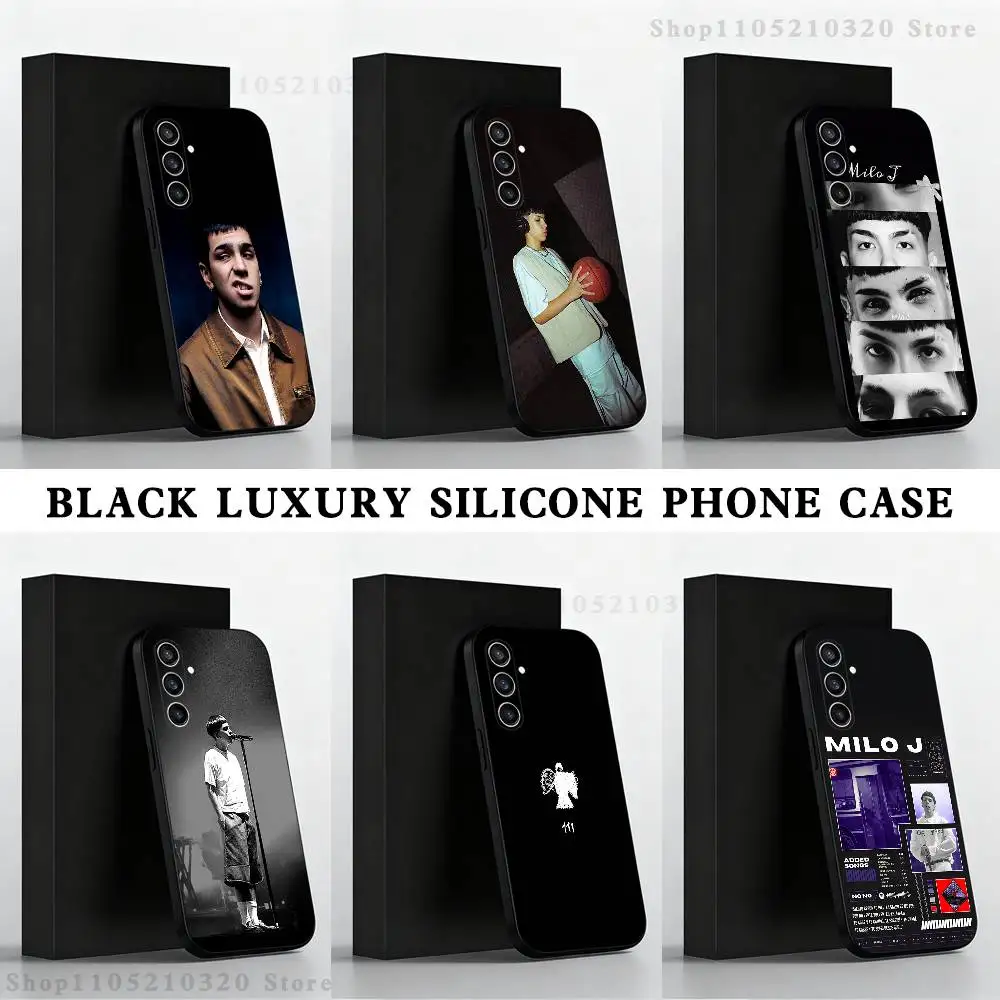 

M-Milo J 111 Singer Phone Case For Samsung S25,S24,S21,S22,S23,S30,Ultra,S20,Plus,Fe,Lite,Note,10 Black Soft Shell