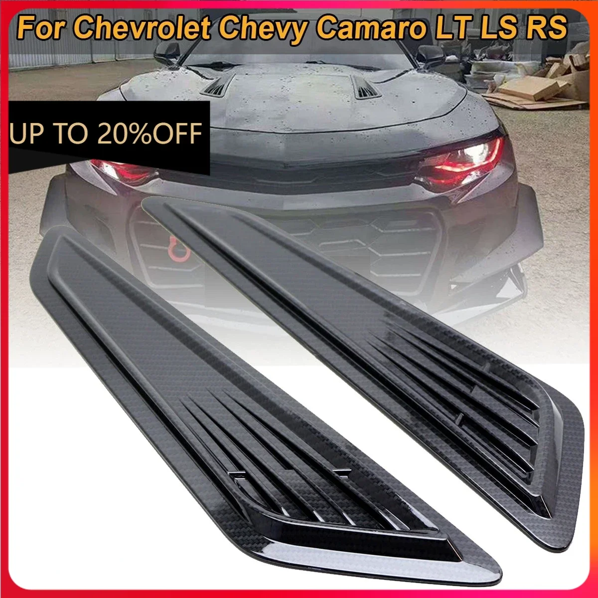 

НОВИНКА! Передний капот, вентиляционное отверстие, крышка, наклейка, декоративная накладка для Chevrolet Chevy Camaro LT LS RS 2016-2021, автомобильные аксессуары