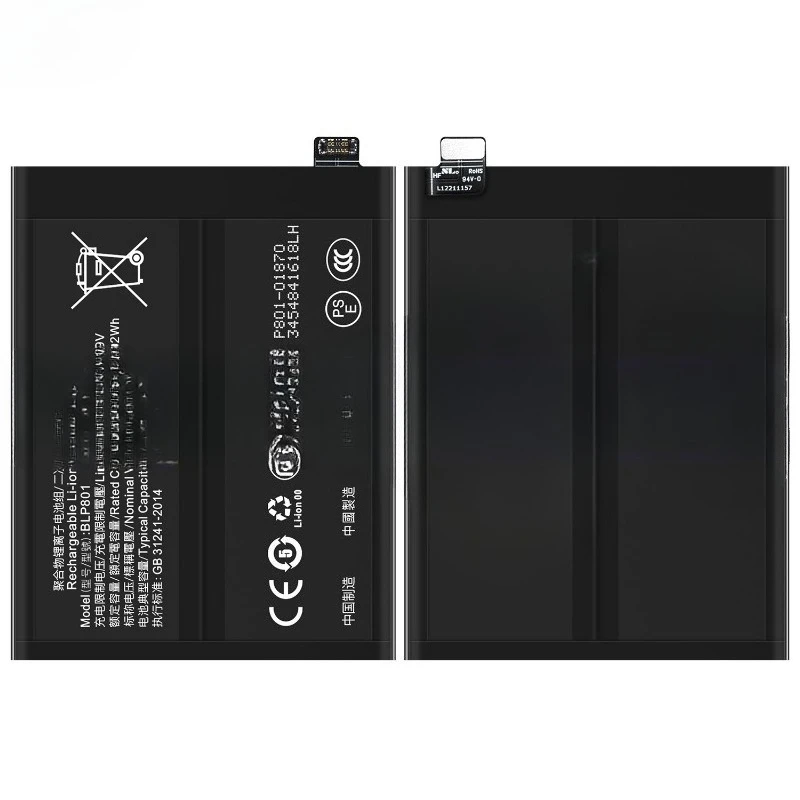 بطارية هاتف جديدة عالية الجودة BLP801 7.74 فولت 2200 مللي أمبير في الساعة لهاتف OPPO Oneplus 8t/1+8T/1+9R