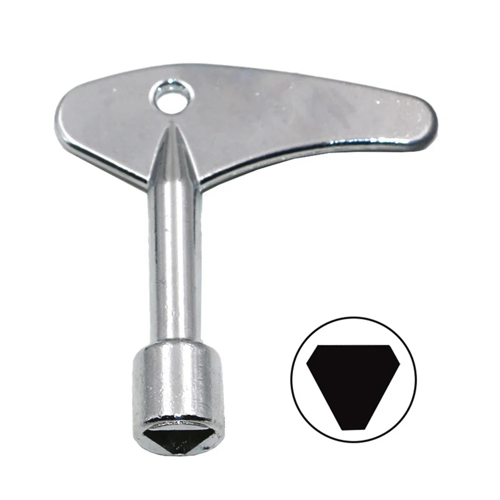 1PC Single Inner Triangular Chave Elevador Alta Qualidade Inner Triangle Key Wrench Elevador Water Meter Valve Wrench