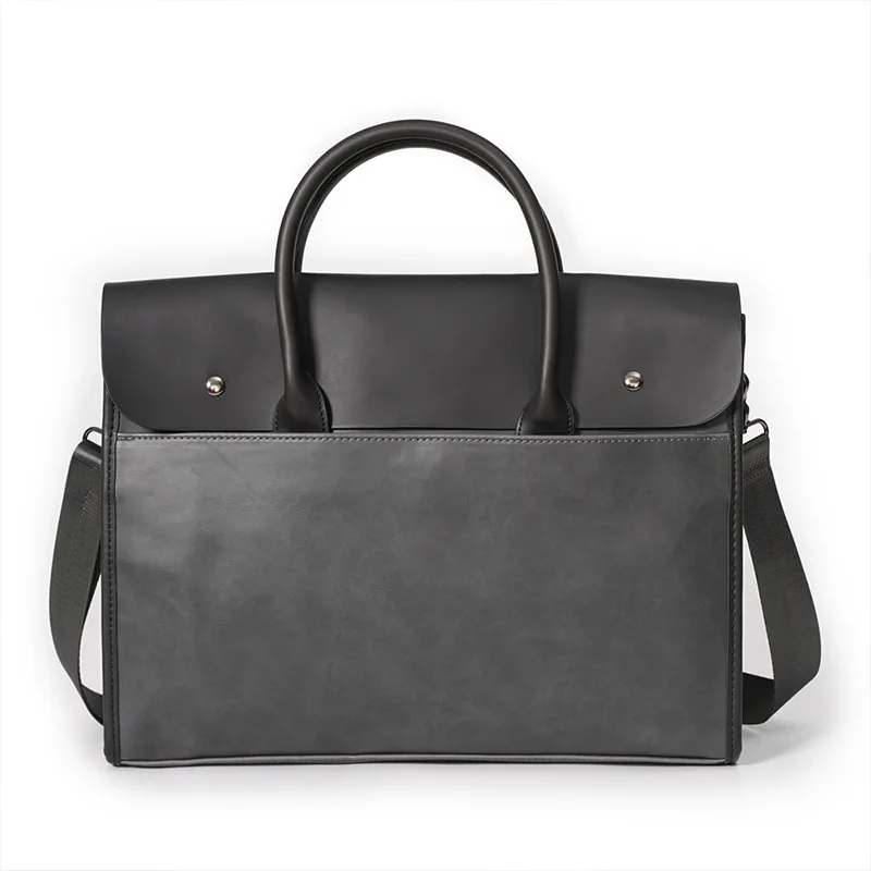 Large Capacity Handbag Briefcase Retro Men's Shoulder Bag Crossbody