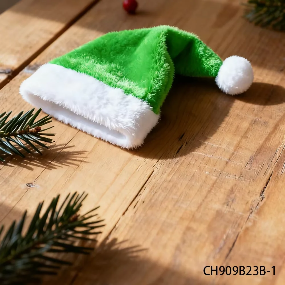 PESENAR عيد الميلاد سانتا قبعة لينة أفخم سانتا مهرجان نويل قبعة السنة الجديدة الأسرة ديكور المنزل
