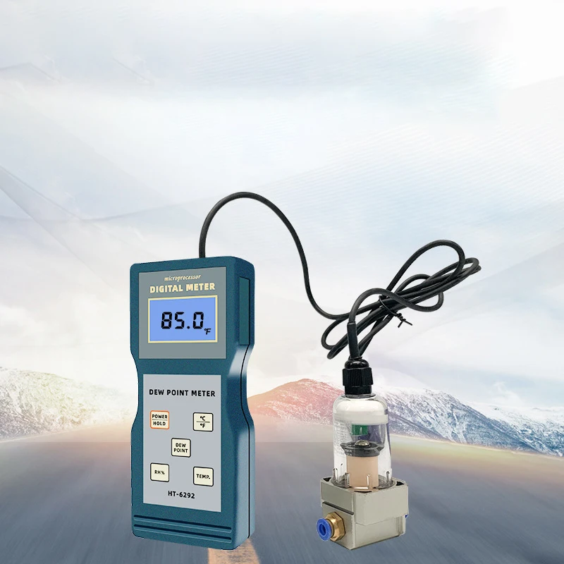 

Ht-6292 Dew Point Meter / Compressed Air / Gas Dew Point Tester Smart Handheld Temperature and Humidity Meter