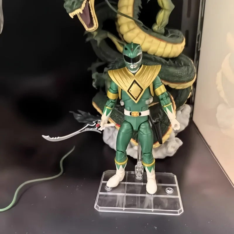 Mighty Morphin 파워 레인저 Aciton Figure Tree 새로운 장난감 Son Of Green 맞춤형 Collectible 장난감 책상 장식 장식품 선물