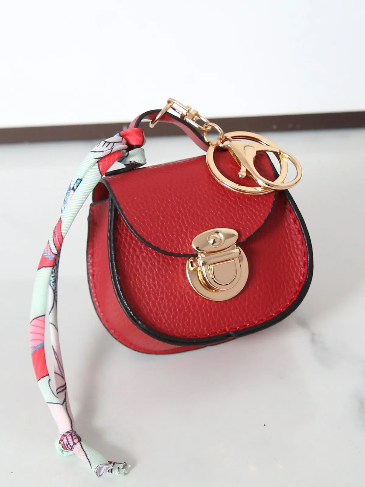 2026 New Versatile Saddle Mini Bag, Coin Purse Pendant with Zipper, Portable Multi-functional Bag Keychain