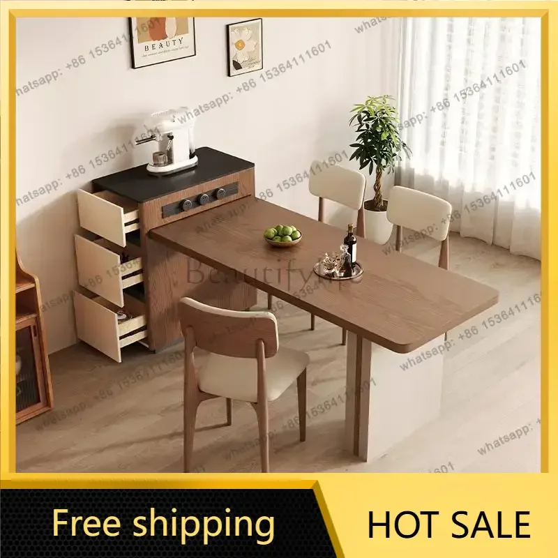 LJY Desk Study Dining Table Wood Side Chairs Kitchen Balcony Modern Dining Table Designer Writing Mesas De Comedor Home Furnitur