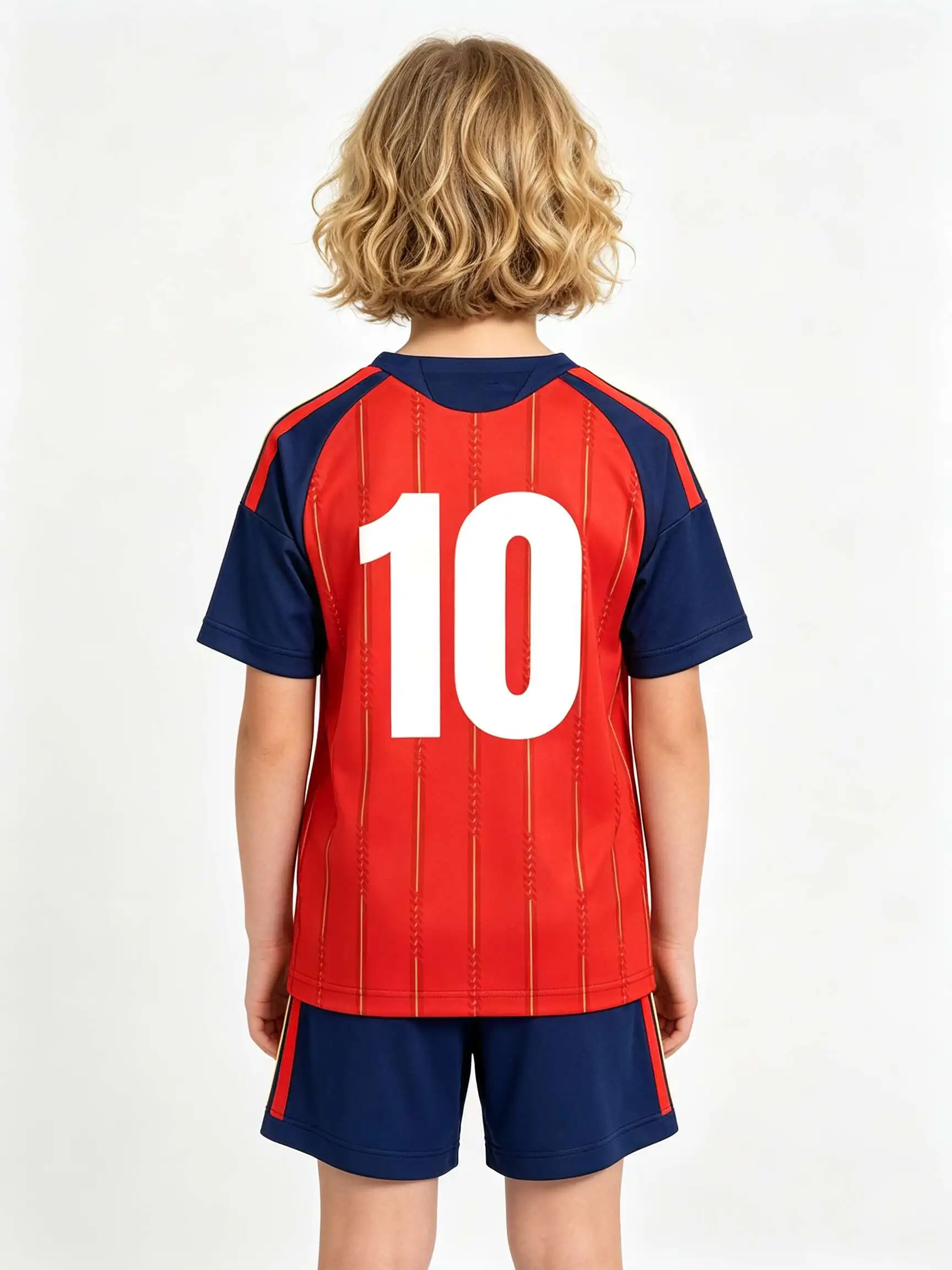 26/27 Unisex Blank Soccer Jersey Set, Kids & Adults Training Uniforms for School Sports, Running & Team Events No. 7 view 2