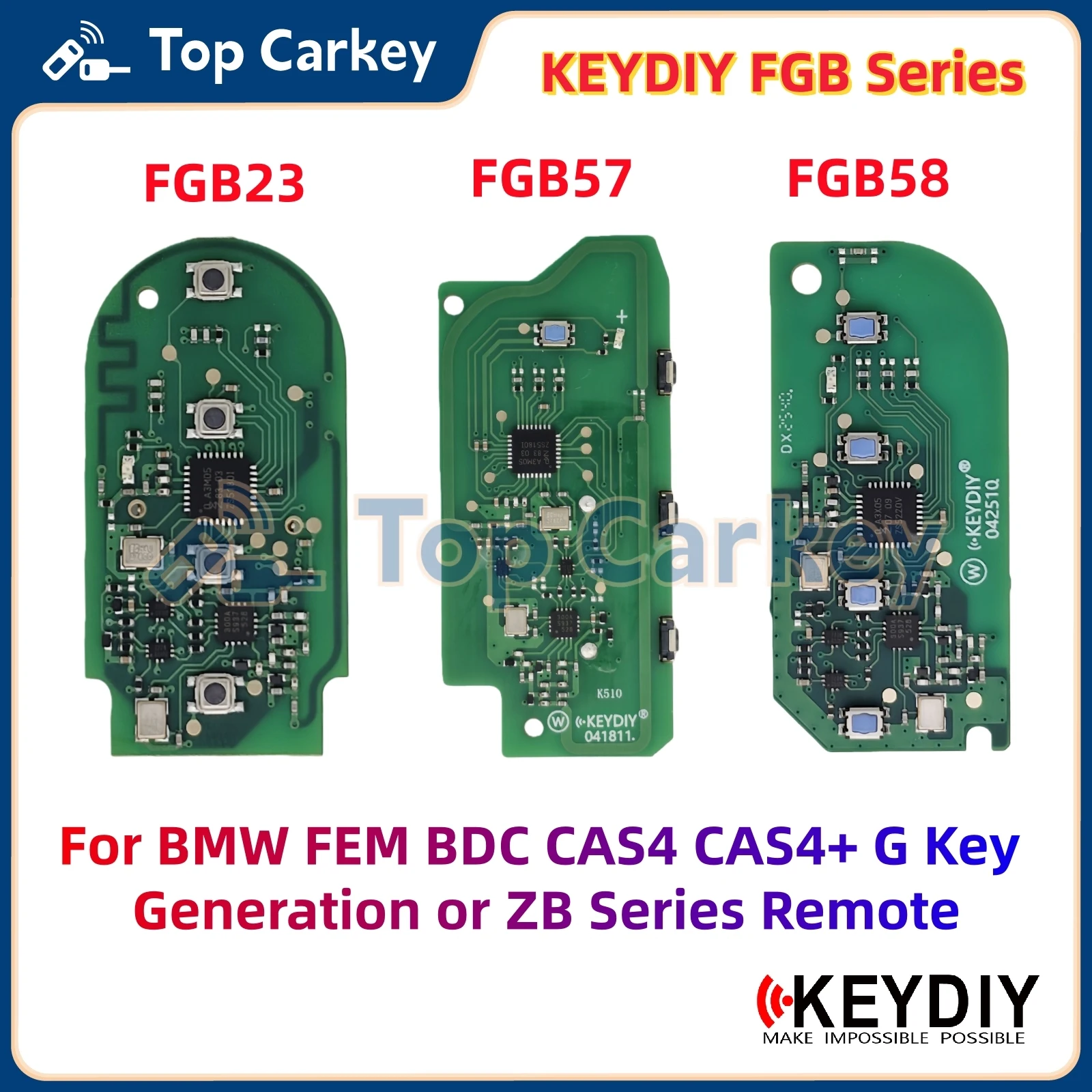 

KEYDIY KD FGB23 FGB57 FGB58 PCB 434 MHz Used for BMW CAS4 CAS4+ FEM BDC BDC2 BDC3 BCP G-chassis F-chassis U-chassis