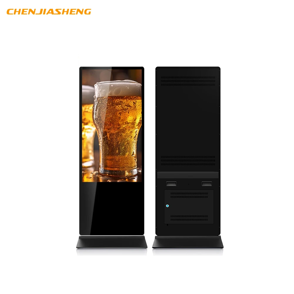 43 Inch HD Commercial LCD  Player Floor Standing Digital Signage and Display for Elevators Retail Stores