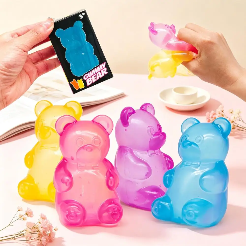 Neues buntes Gummibärchen-Fudge-Quetschspielzeug, Jelly Bean Gummibonbon, Fidget-Handentspannungsspielzeug, Anti-Stress-Entspannung, Geburtstagsgeschenk – Detail 7