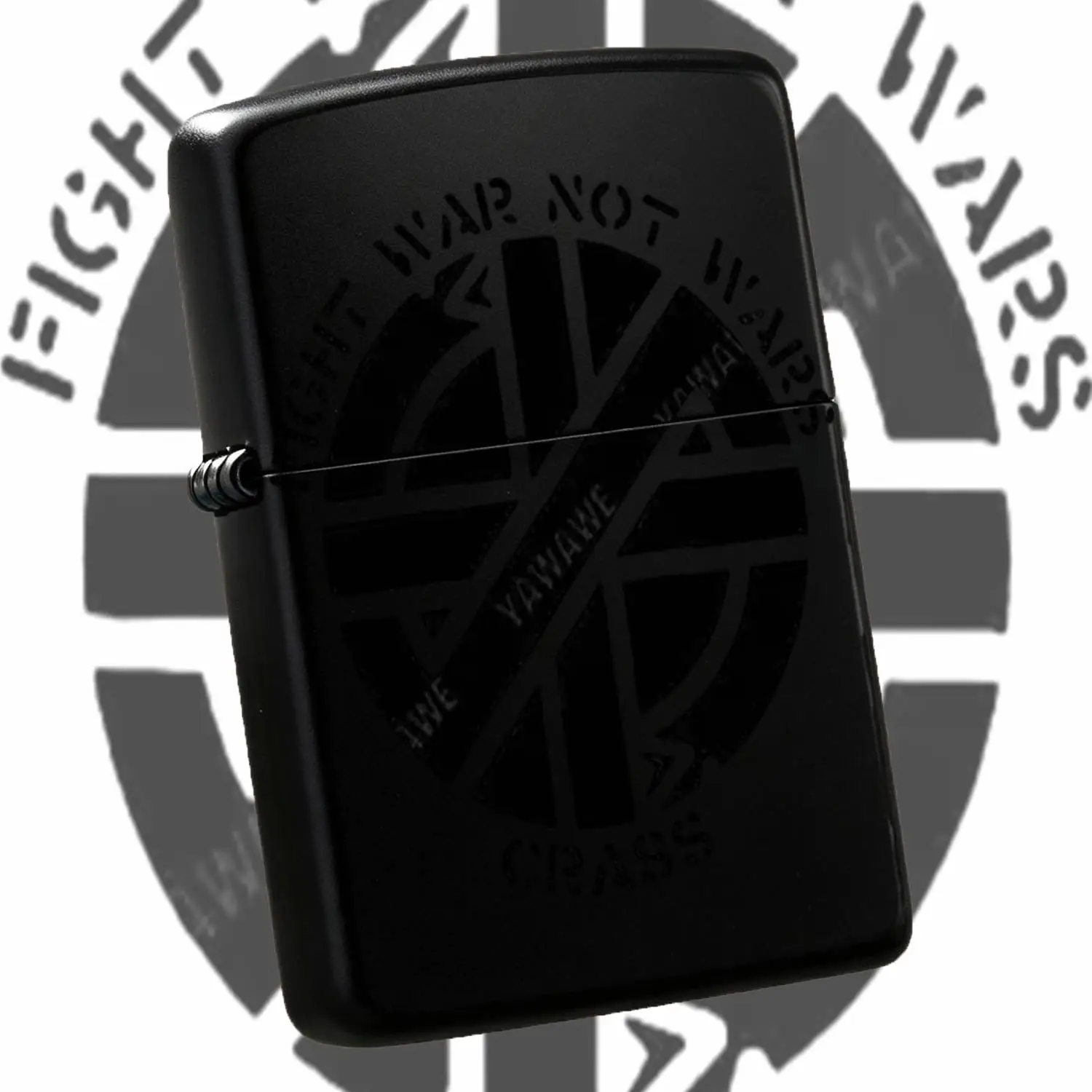 Creative Anti-War Logo Lighter Stylish Street Style Portable Ignition Device Outdoor Daily Practical Ignition Gear Retro Niche Decorative Ignition Good Multi-Scene Usable Unique Memorial Small Gift For Friends A Humorous And Interesting Lig