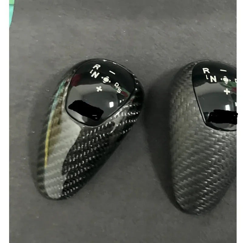 Real Carbon Fiber Gear Shift Knob Cover Replacement for BMW M2 M3 M4 M5 M6 F87 F80 F82 F83 F10 F12 F13 F06