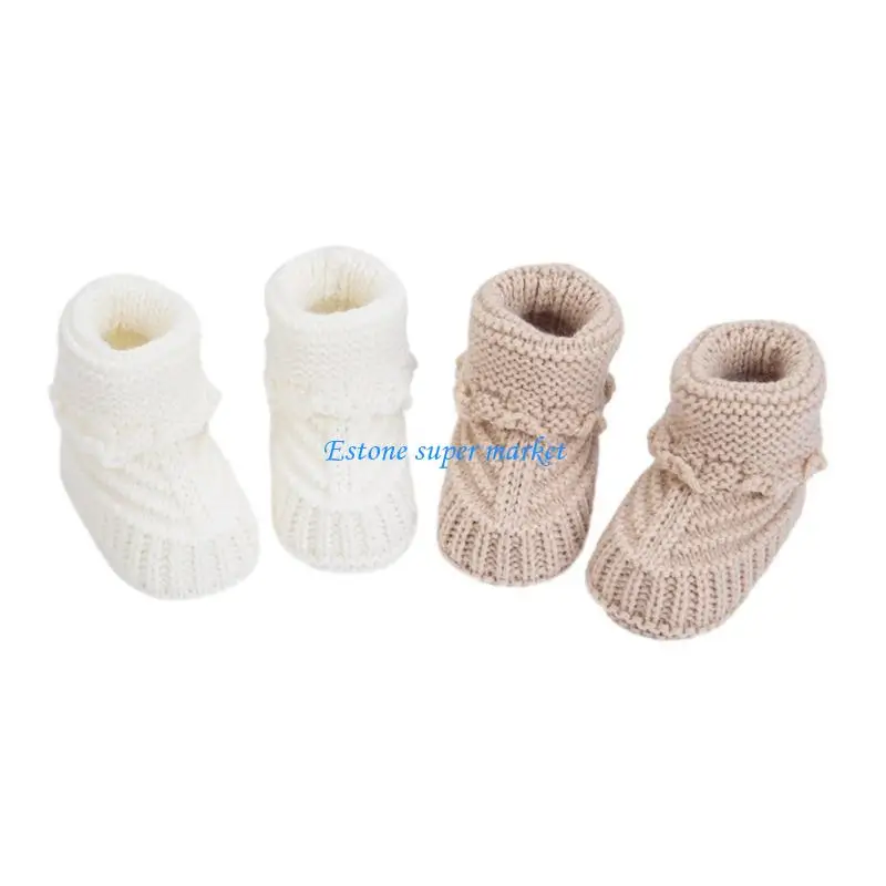 090B newborns  Baby Booties Soft Knit First Walkers Stylish & Simple Designs Soft Baby Booties Comfortable Wear for Boy & Girls