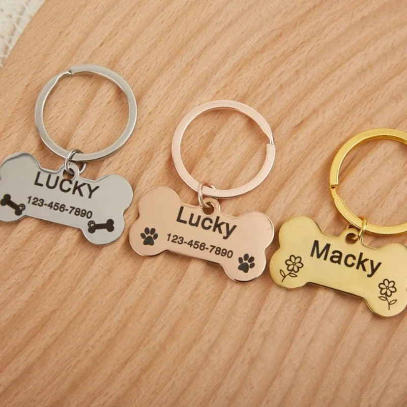 Customized Hand Stamped Dog Tag for Pet Id with Engraved Name Personalized Waterproof and Durable for Outdoor Adventures