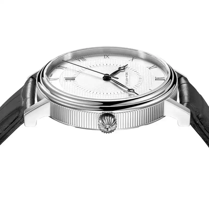 Möwe Herren uhr Mode Geschäft automatische mechanische Armbanduhr Saphir wasserdichten Gürtel Paar Stil Uhr 819.11.6022