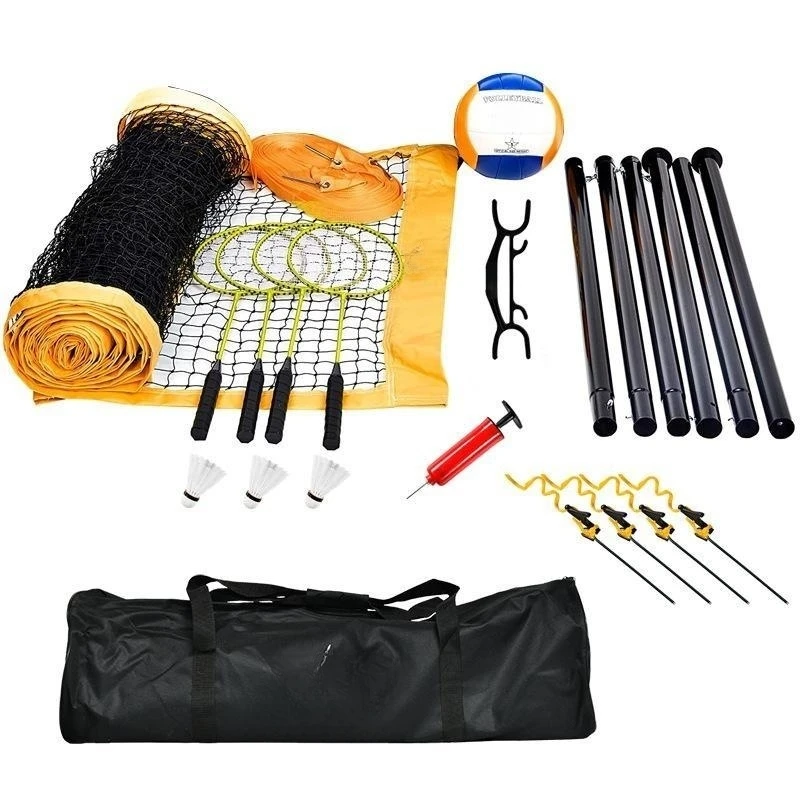 

High-grade Badminton Volleyball Net Systems Beach Volleyball Sets Outdoor Portable Volleyball Net System