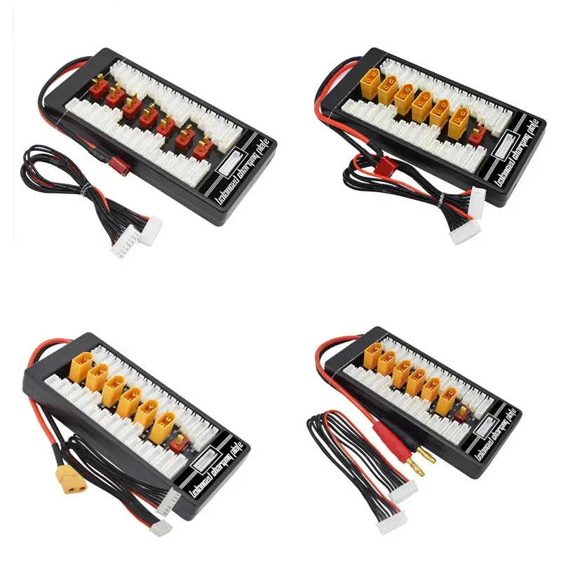 XT60 XT30 T-Plug Parallel LIPO Battery Charging Board 2-6S for ISDT Q6 T6 Lite PL6 PL8 Charger IMAX B6 B6AC B8 Charger DIY Parts