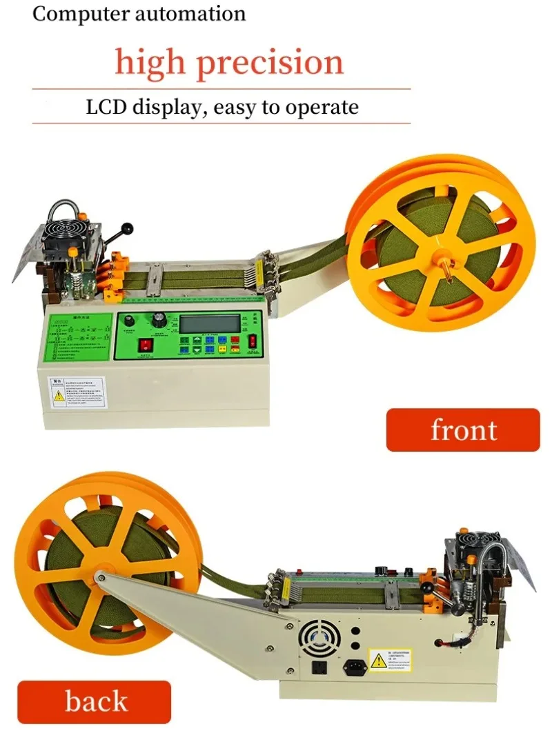 

Desktop Webbing Cutter Pvc Tape Roll Cutting Machine Cutting Machine