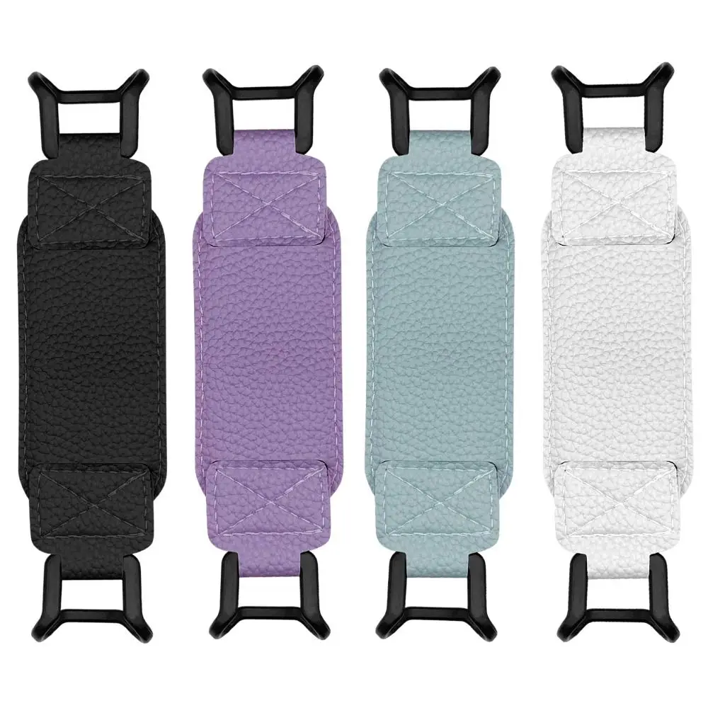 New PU Leather Secure Hand Strap Versatile High Elastic eReader Holder Anti Drop Anti-Slip Finger Grip Strap Portable Fixed Belt