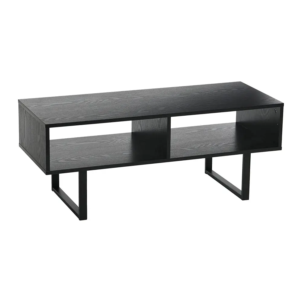 

Jamestown Tv Stand Coffee Table With Rectangular Storage Compartments Bla Oak Wood Grain And Bla Metal