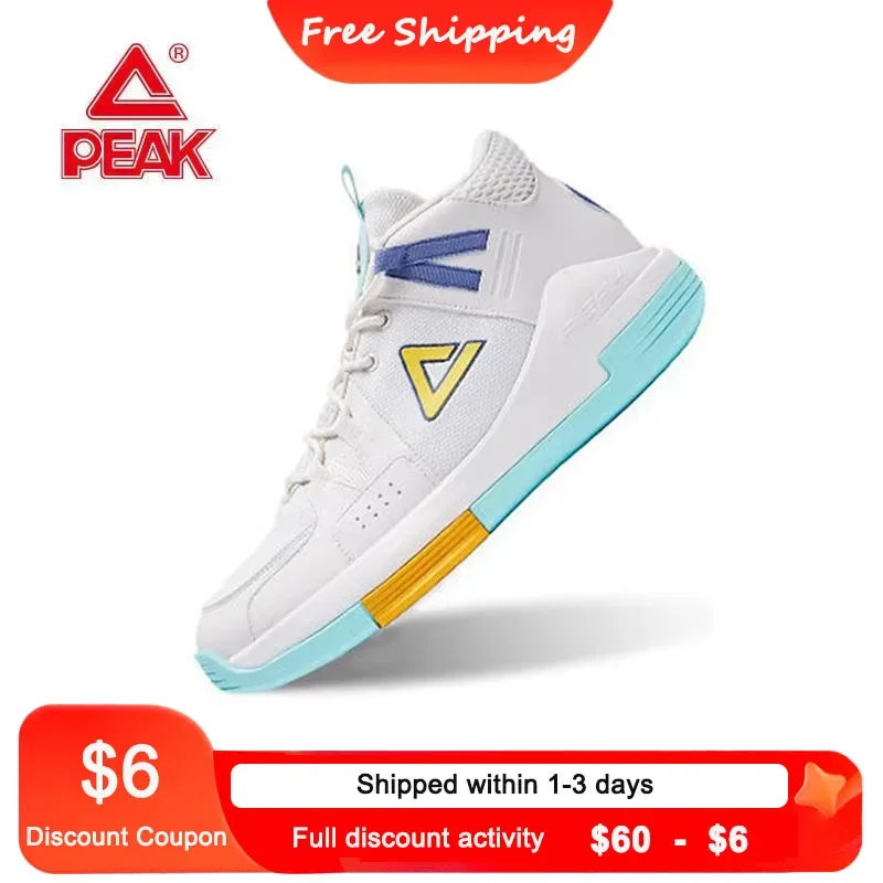 Peak Basketball Shoes for Men Summer Tennis Players Outdoor Non Slip Casual Running Sneakers Stylish and Versatile Shoes for Men