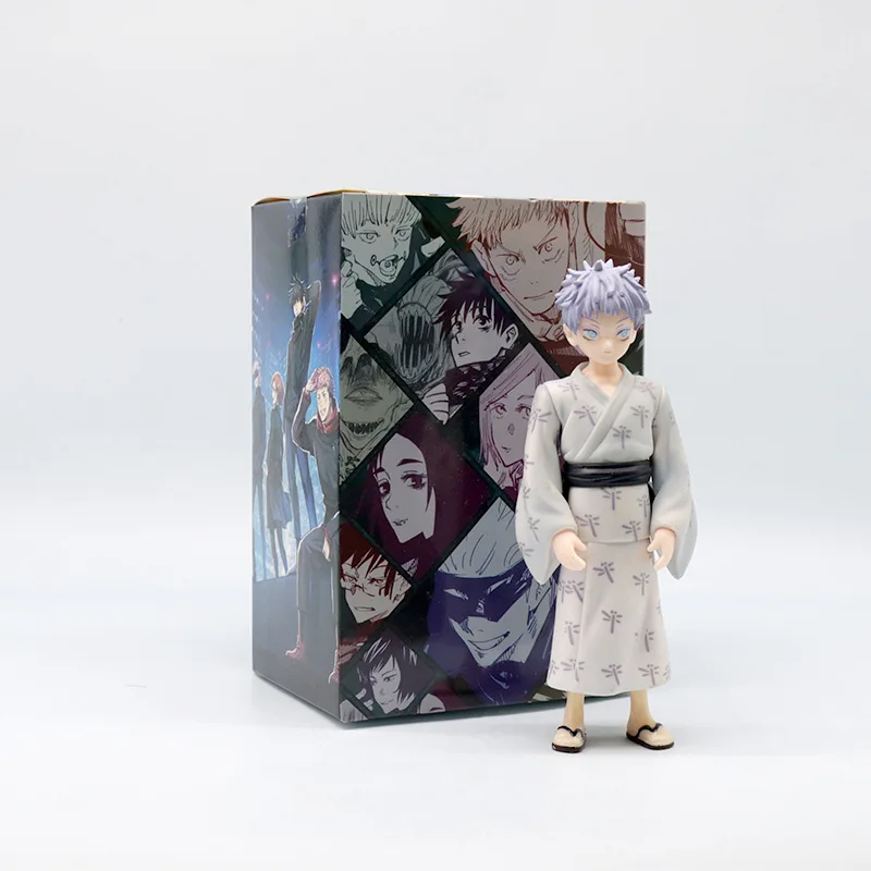 

17cm Jujutsu Kaisen Satoru Gojo childhood kimono Action figure toys collection doll Christmas gift with box