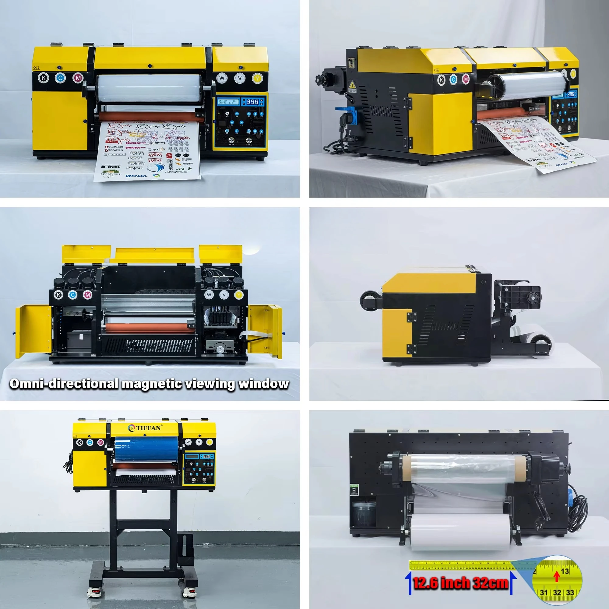 2026 Hot SellingSmall UV DTF Roller Sticker Printer for Any Irregularly Shaped Cup Bottle With UV DTF Printer PVC Film Transfer