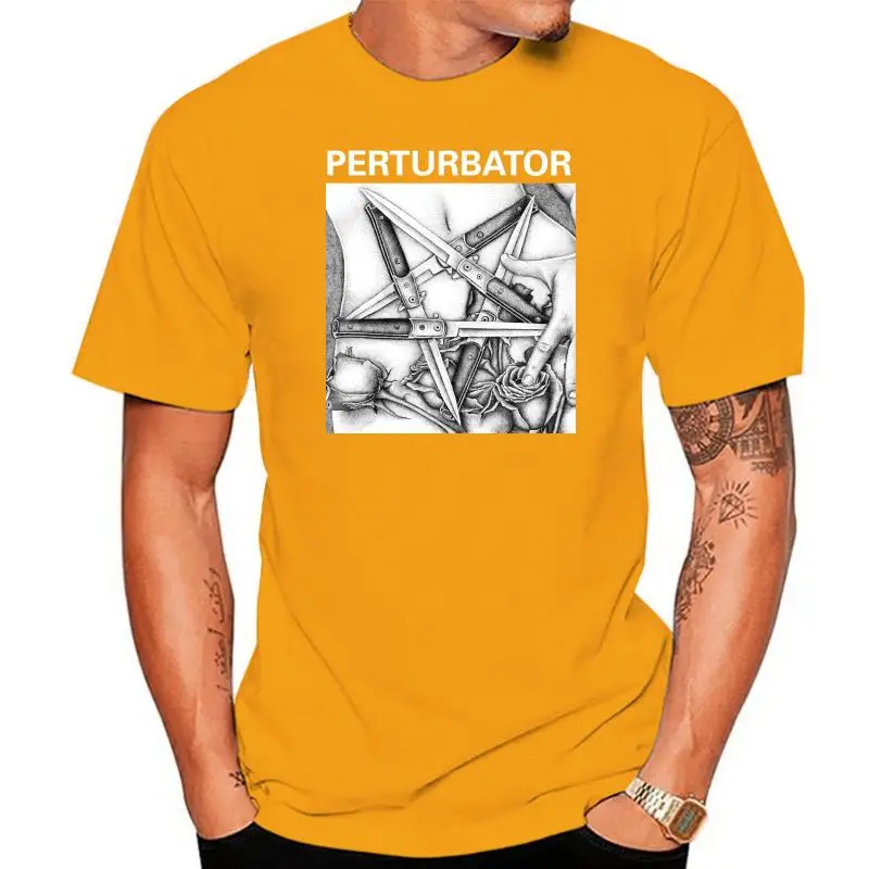 Perturbator Pentaknife M Xl Official Tshirt Dark Wave Synthwave Tour T Shirt