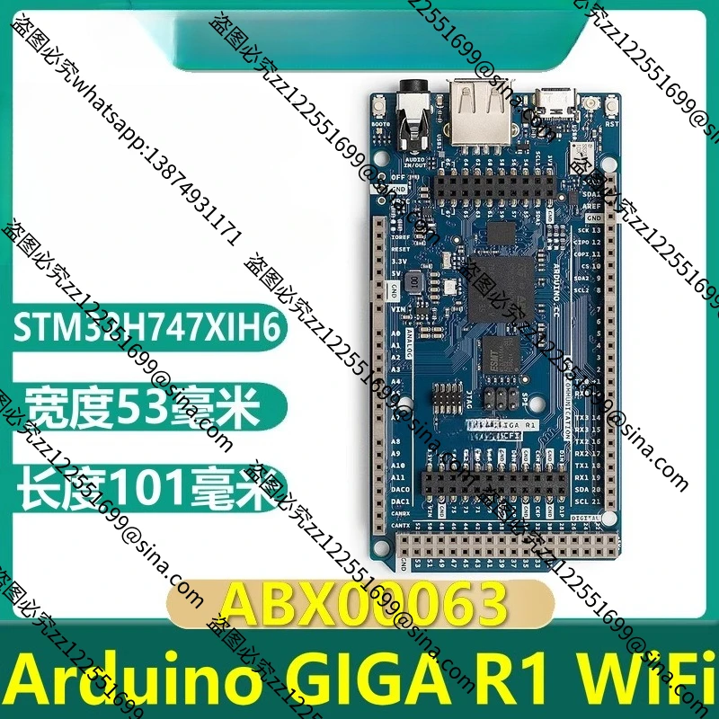 For Arduino GIGA R1 WiFi ABX00063 STM32H747XI Low Power, Development Board, Dual Core