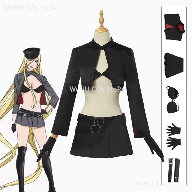 

Bishamonten Cosplay Anime Noragami Cosplay Costume Bishamonten Cosplay Balck Dress Women Dress Cosplay Suit ARAGOTO Halloween