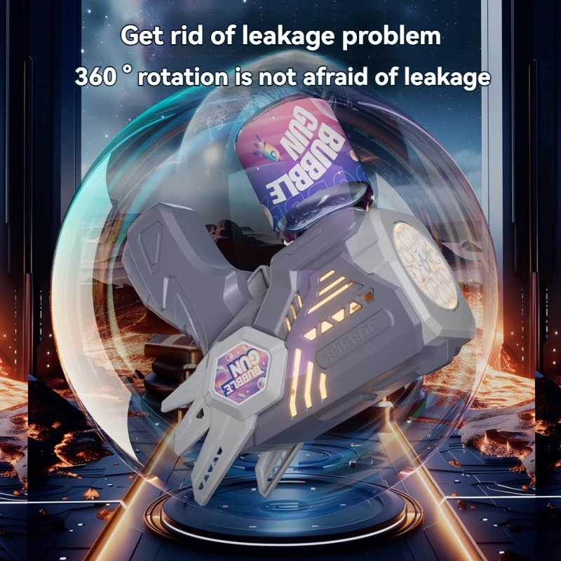 Nova pistola de bolhas elétrica crianças brinquedo bolhas máquina soprador de sabão automático pai-filho jogos ao ar livre crianças festa presente