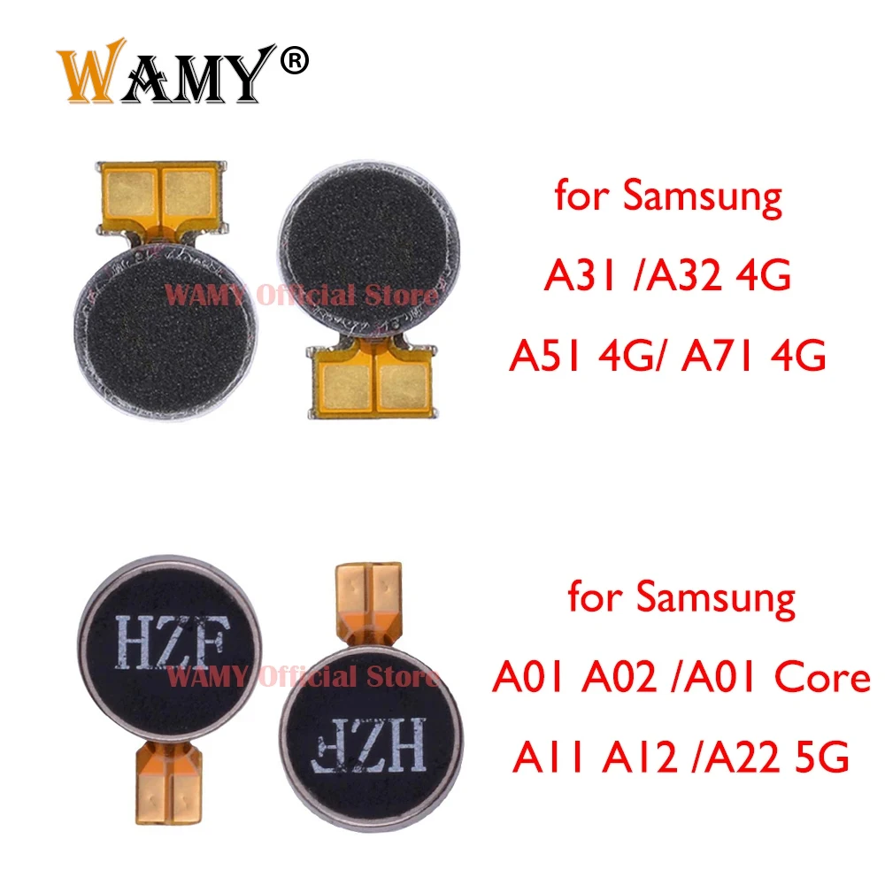 WAMY New Vibrator Flex Cable for Samsung Galaxy A01 Core A02 A11 A12 A22 A31 A32 A51 A71 Vibration Motor Module Replacement