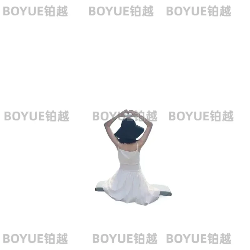 Rattan Hanging Chair Outdoor Swing Bird Nest Bed Bali Style Wicker Art Basket for Wedding Photo Shoot Scenic Decor