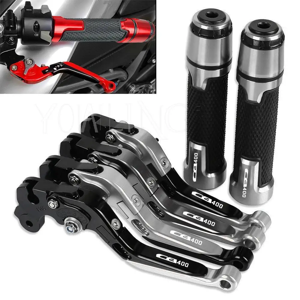 

CB 400 SF Motorcycle Brake Clutch Levers Handlebar Handle Hand Grip FOR HONDA cb400 CB400SF 1992 1993 1994 1995 1996 1997 1998