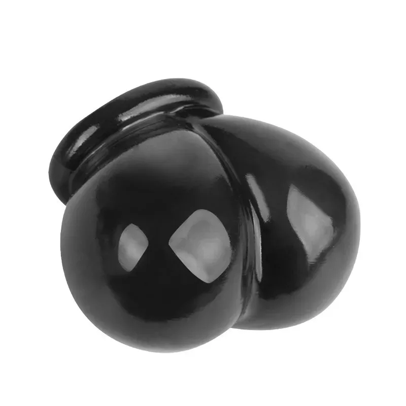 Men Chastity Cage Delay Ejaculation Penis Rings Dick Cock Ring Squeeze Ball Testicles Sack Bondage Sex Toy for Men Products 18+ view 4
