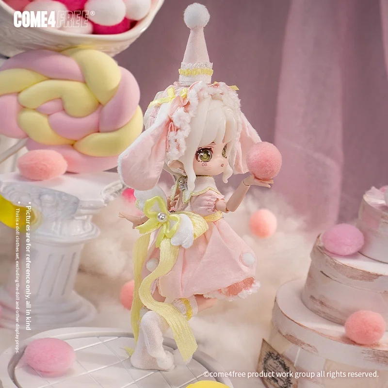 

Come4free Bjd Doll Clothes Fairy Town Series Sweet Dream Party 12-Piece Skirt Set In Stock Doll Clothes, Excluding Doll