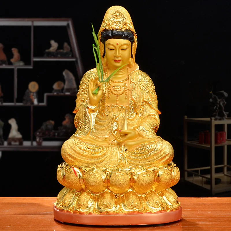 

Avalokitesvara Bodhisattva Decorations Avalokitesvara Buddha Statue Avalokitesvara Company Store Opening Gifts
