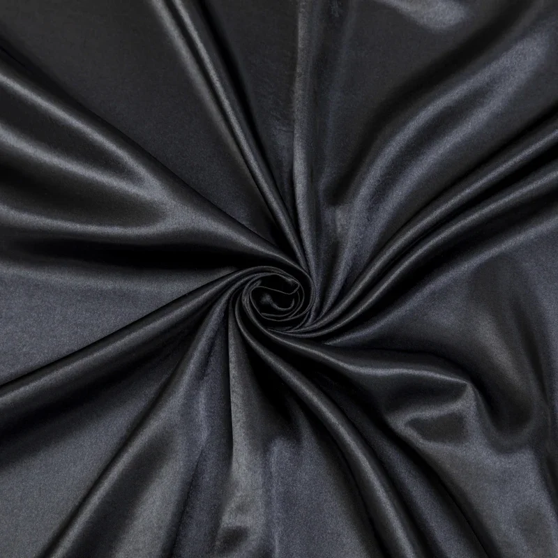 3 قطعة الساتان الأسود المجهزة ورقة بلون التوأم كامل الملكة الملك الجليد غطاء مرتبة من الحرير مع شريط مرن غطاء سرير سادات