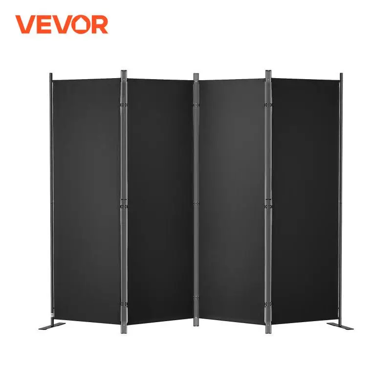 VEVOR 4Panel 5.6ft Room Dividers Adjustable In Size & Height Freestanding & Foldable Privacy Screen Partition for Office Home