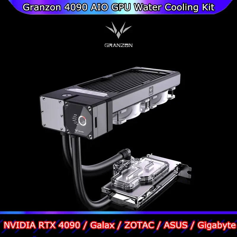 

Комплект охлаждения графического процессора Bykski Granzon для NVIDIA RTX 4090/Galax/ZOTAC/ASUS/Gigabyte, радиатор с водяным охлаждением, радиатор VGA