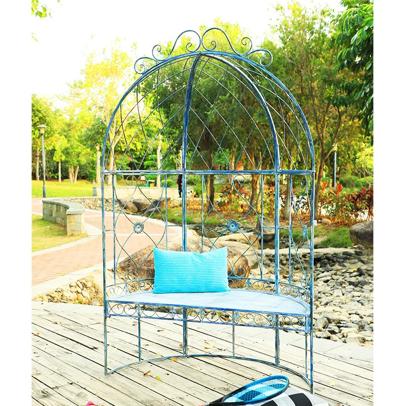 Outdoor decorative flower stand leisure chair