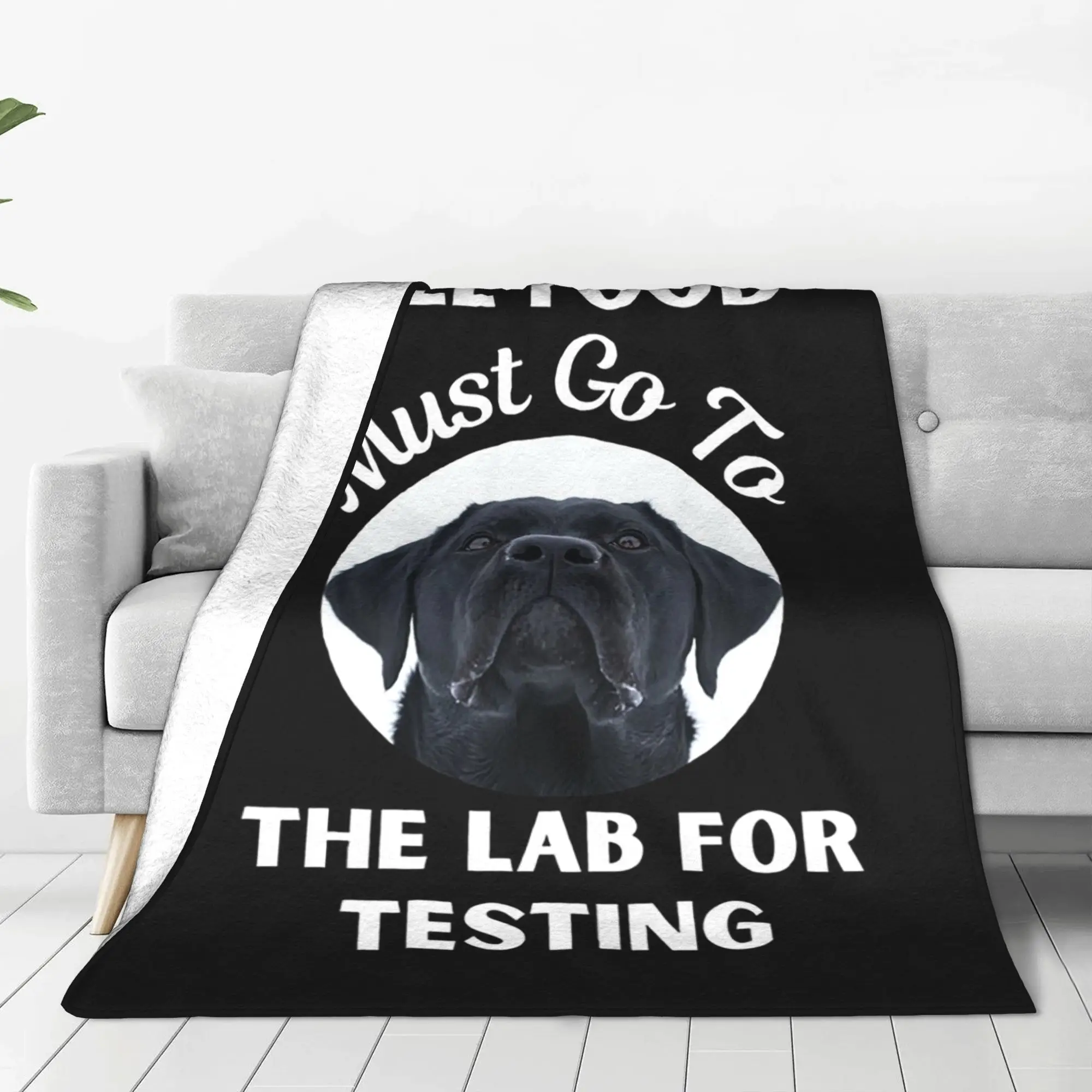 All Food Must Go To The Lab For Testing Blanket Multi-function Fleece Sofa Throw Blanket for Home Travel Throws Bedspread Quilt