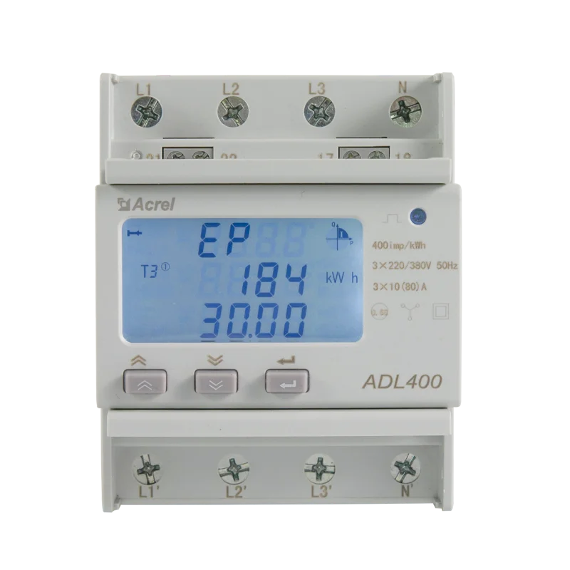 

ACREL ADL400 factory power consumption energy meter 80A direct input 3 phase kwh meter for sale